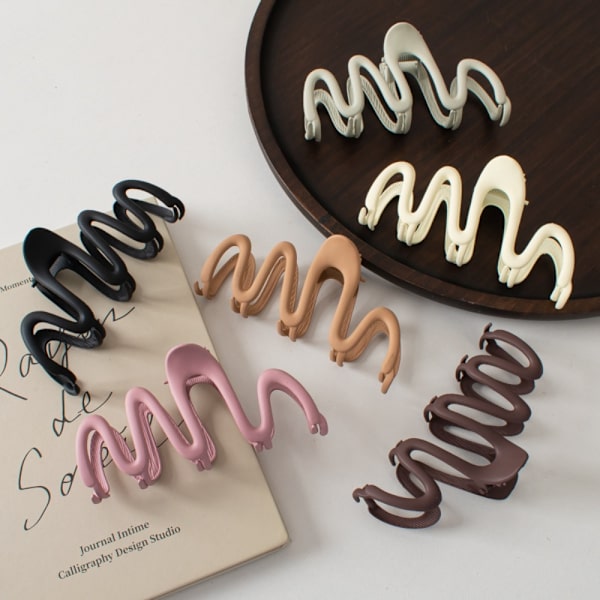Alloy Hair Crab Hiusklipsi KHAKI - korkea laatu khaki