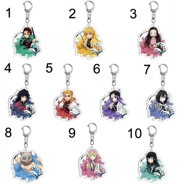 Demon Slayer Key Rings - stock 9