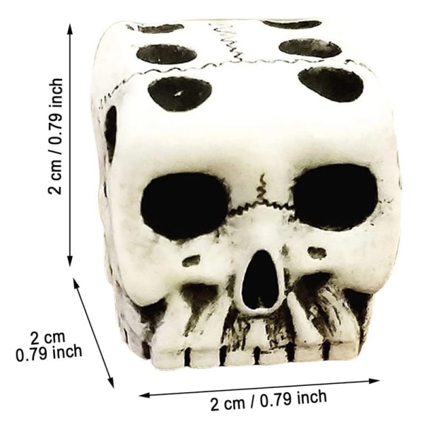 Skull Dice Halloween Christmas Party Toy, 3D Skull Dice - high quality