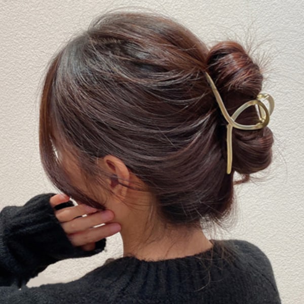 Kvinnor Hårklo / Hårklämma / Hårkrabba Klämma Hårtillbehör - spot försäljning Twist Style-Silver