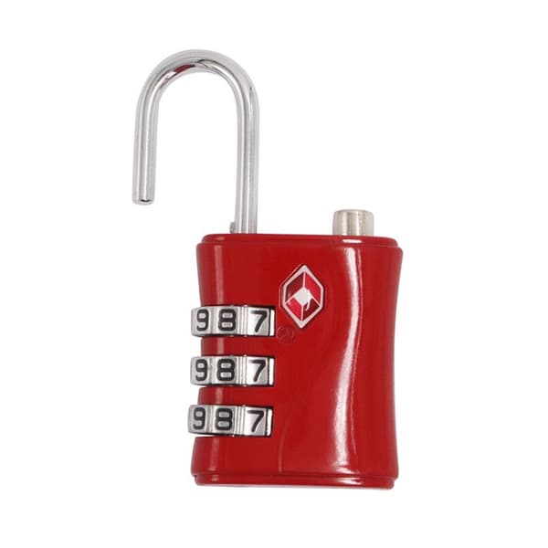 TSA Customs Code Lock Bagage Lösenordslås BLÅT - stock Blue
