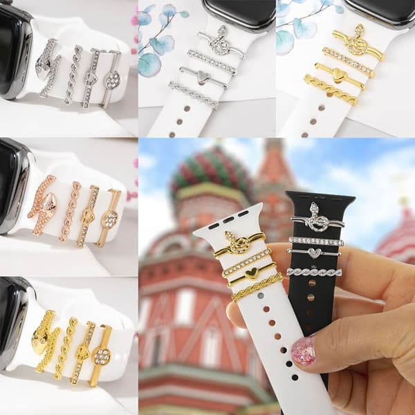 Watch Band Ornament Decorative Ring - varastossa 4