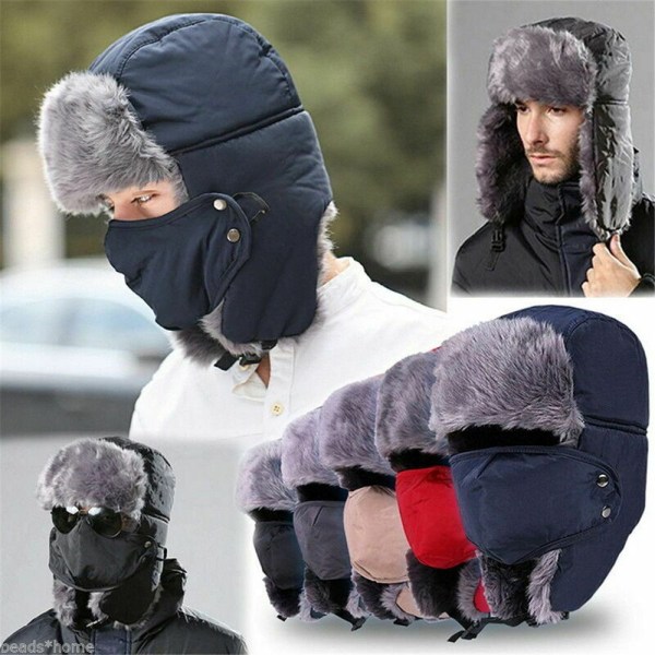 Bomber Hats Thick Warm Cap GREY - spot-myynti