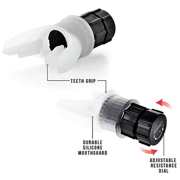 Hengitystreeni Fitness BLACK black