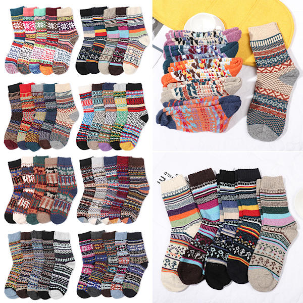 Ullstrumpor Tjock Rik - spot sales 5 Pairs