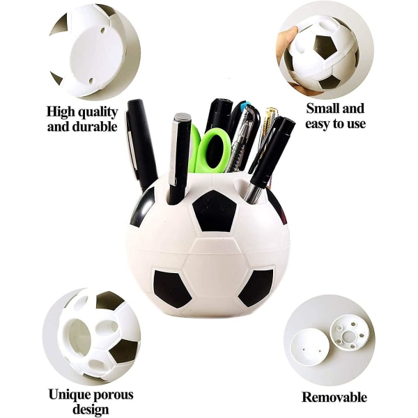 Multifunktionell pennhållare i kreativ fotbollstil - spot sales