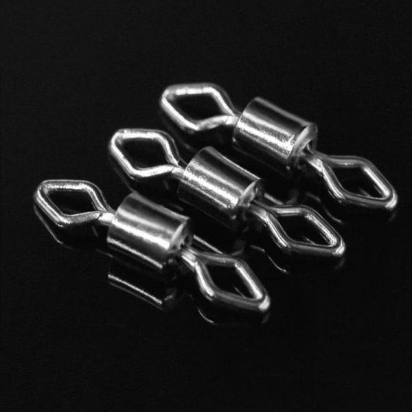 100 st Fishing Rolling Swivel Connector Heavy Duty Ball 1 - spot försäljning 1