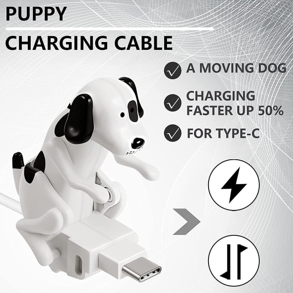Laddningskabel Hund Smartphone USB -datakabelöverföring - stock