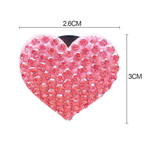 4 kpl Auton aromaterapiaklipsi Auton ilmaventtiilin pidike PINK - spot ale Pink