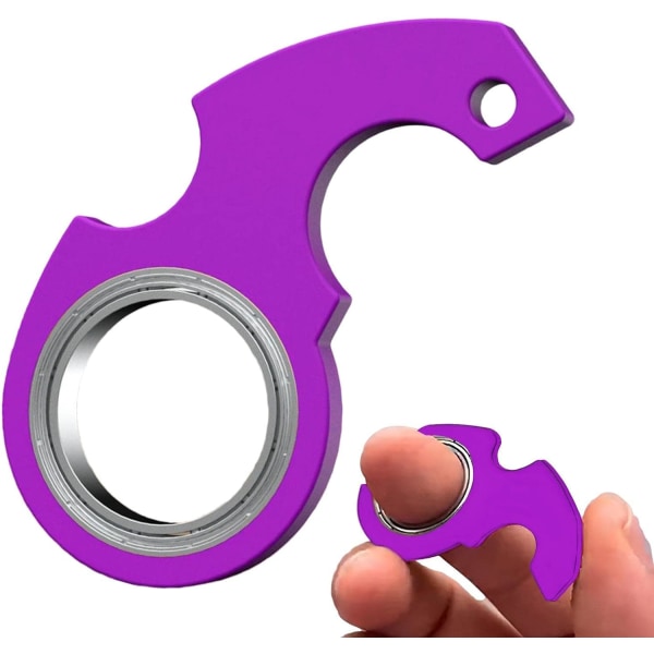 Nyckelring Spinner Fidget Ring Toy, Key Spinner, Spinning Keychain, - on stock color3