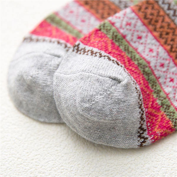 5 Prairs ullstrumpor Tjock Rich Hike Chunky Sock - spot försäljning