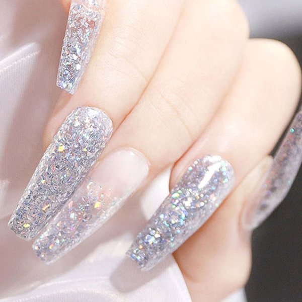 Nagelpaljetter Nagelglitter Glittrande Nagelflingor - high quality