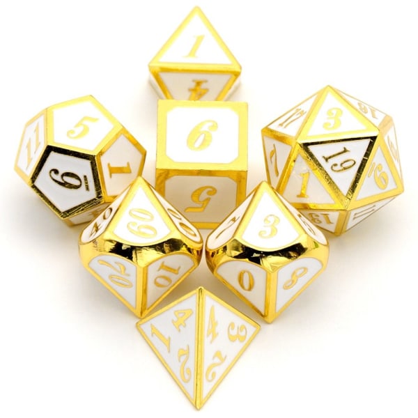 7st DND Metal Dice Set Game Dice - on stock