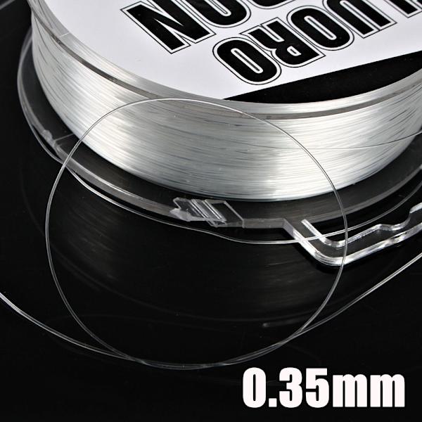 300M FluoroCarbon fiskelina Stark tråd DIA.-0,35MM - spot försäljning Dia.-0.35mm