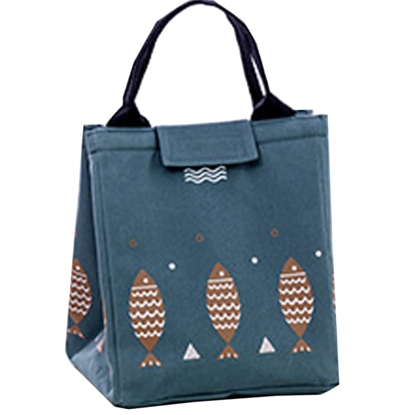 Happy Fish Sky printed isoleringsväska - on stock light gray