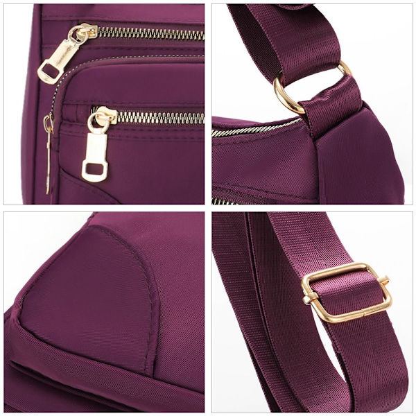 Crossbody axelväska Damhandväska SVART - spot försäljning