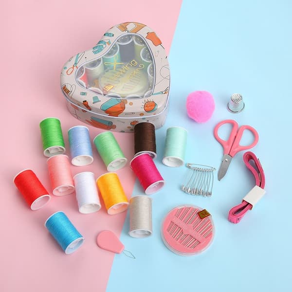 Mini Ompelusarja PINK - spot ale pink