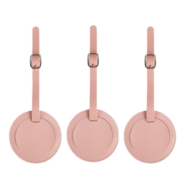 Resbagageetiketter Resväska Identifieringsetikett ROSA - on stock pink