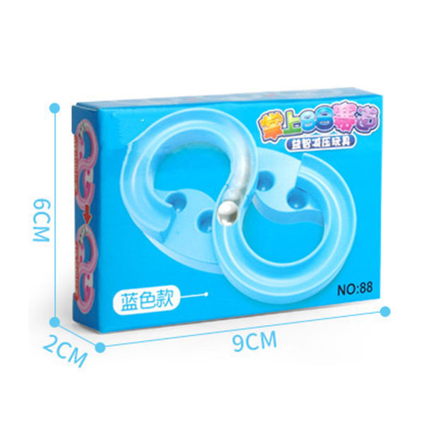 Kädessä pidettävä kuva 8 Marble Track Lelu Opettavat sensoriset lelut - spot-myynti blue