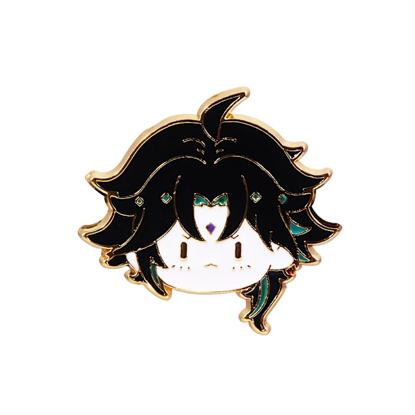 Genshin Impact Metaladge paksuntava rintaneula figuurineulat cosplay - varastossa B