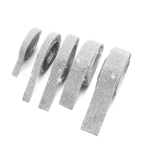 2 rullar/5 rullar självhäftande Rhinestone Diamond Ribbon 1 - high quality