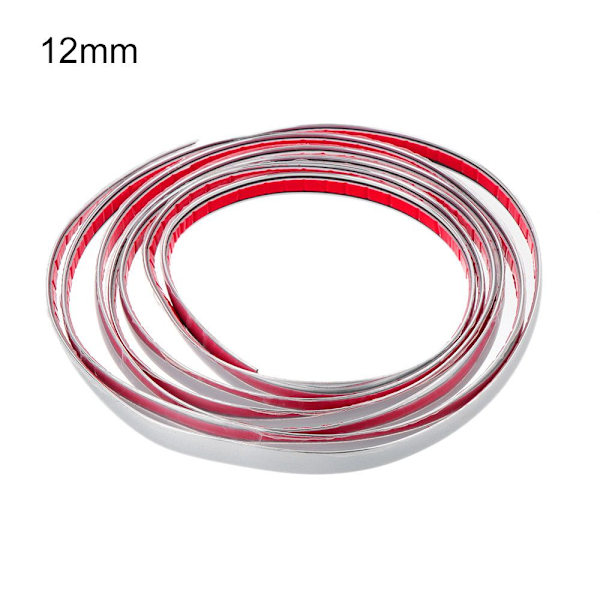 Car Body Chrome Strip Molding Trim Adhesive Sticker 12MM - high quality 12mm