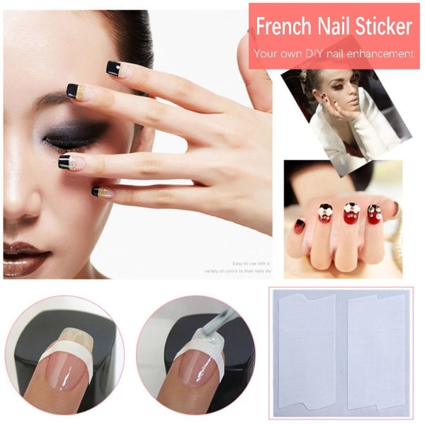 50 st franska nagelklistermärke Nagelförstärkning STYLE-7 - spot försäljning Style-7