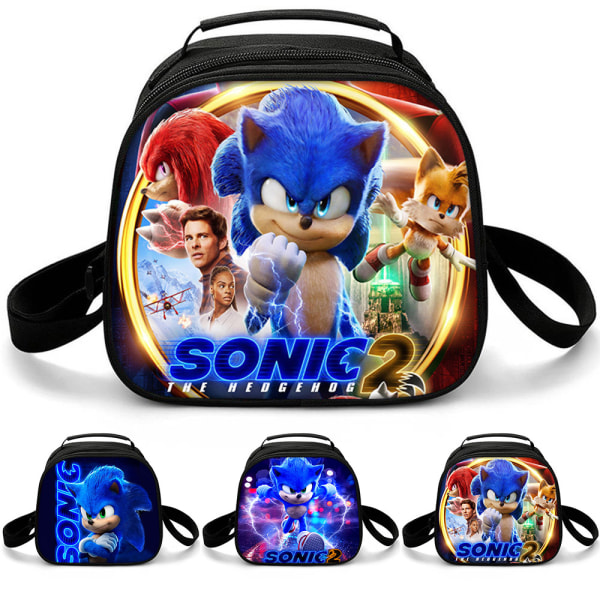 Sonic the Hedgehog Lunch Box Bag For Kid Bärbar och repeterbar - on stock C