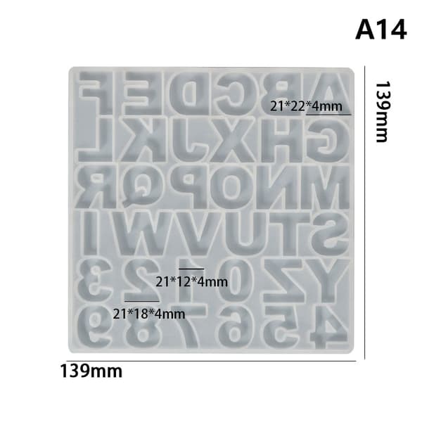 Mosaic Patch Form Multi Style Epoksihartsin valmistusalustanko - varastossa A14