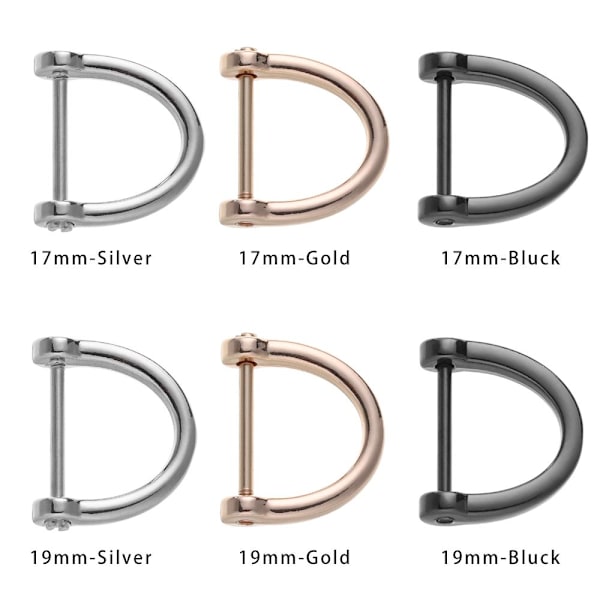 D Sormussolki SILVER 17MM - varastossa Silver 17mm