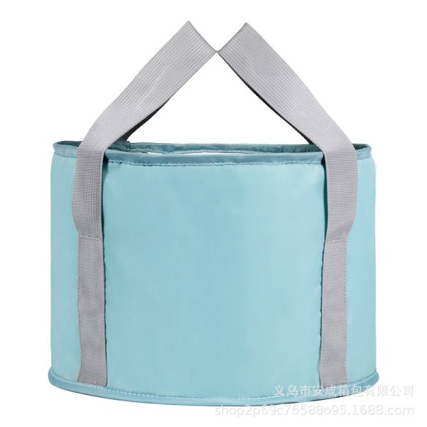 Multifunktion Bärbar Bucket Foot Soak WashFoot Badväska - stock blue 31X38cm