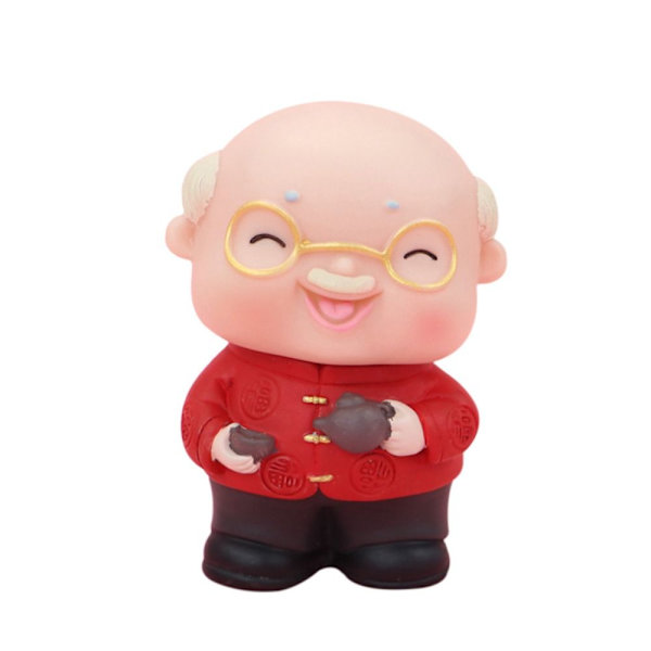 Longlife farfar mormor tårt topper A - on stock A
