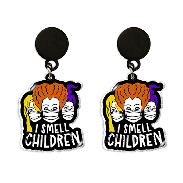 Hocus Pocus Witches Fabulous Drop Dingle Korvakorut Halloween - varastossa B