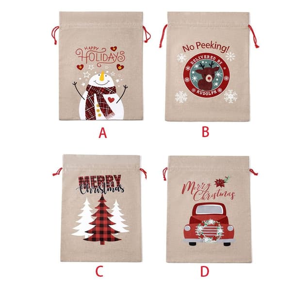 Christmas Snowman Sacks Presentpåsar B - spot sales