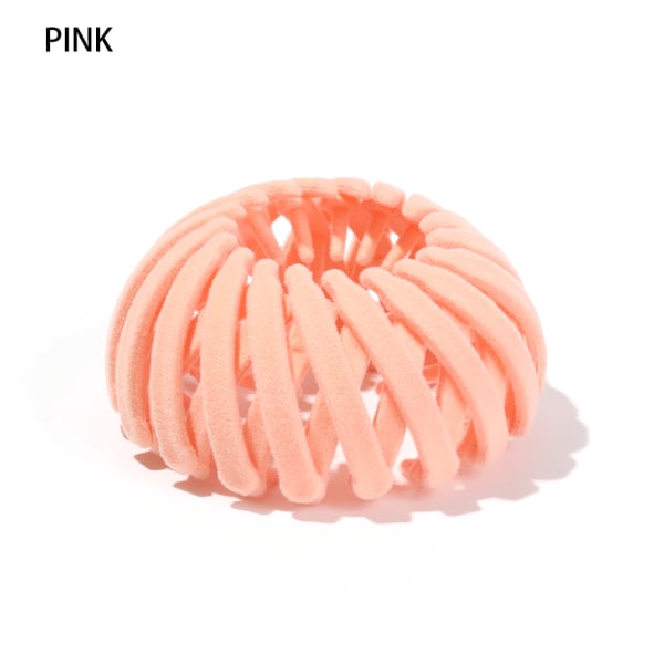 Hiuslisäkkeet Ponytail Hairpin PINK - korkea laatu