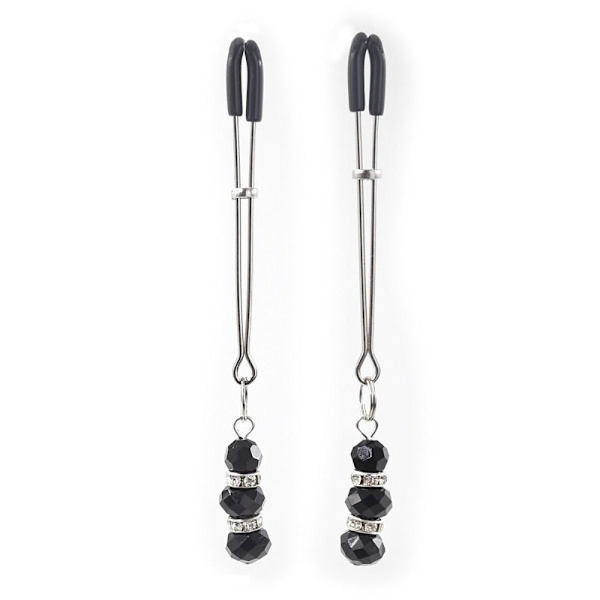 Falska nippelringar med kroppskedjor SILVER - high quality Silver