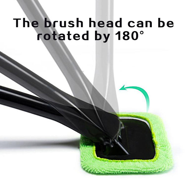 Windshield Clean Tool Microfiber Bilrengöringsborste för bil - spot sales green