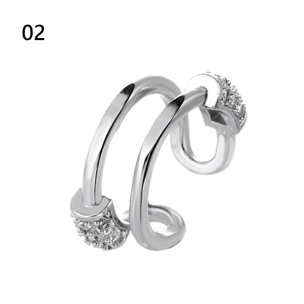 Ear Cuff Clip-on rustoholvi 02 - varastossa