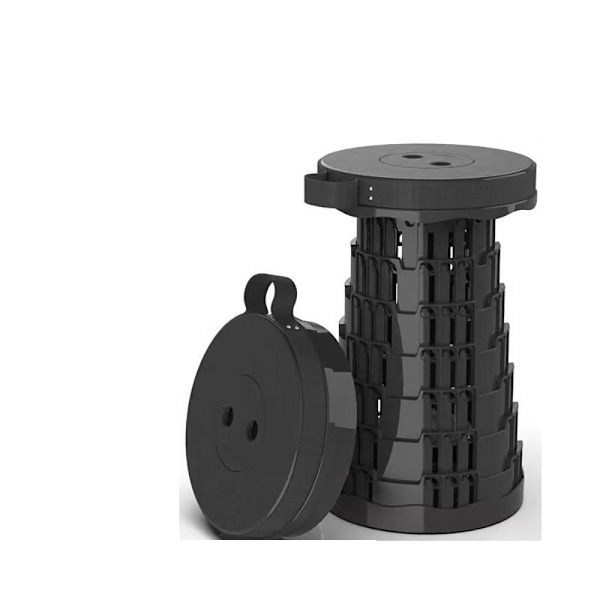 Fällstol Campingsits Fiskestol utomhus - high quality black