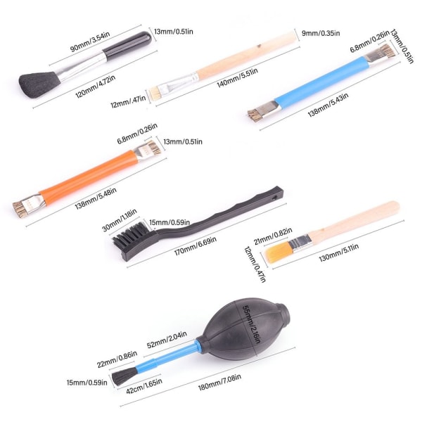 Antistatisk borste Rengör dammborste 3ST/ SET - spot försäljning 3PCS/Set