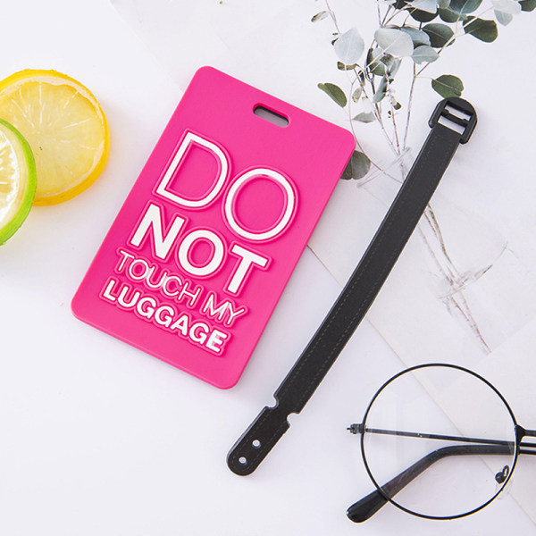 1kpl PVC Soft Luggage Tag Personal boarding Tag Airplane L - spot ale A3