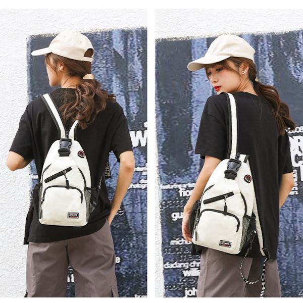 Chest Pack Axelväska VIT - stock White