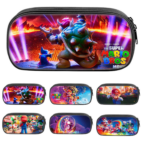 Studenter Mario Bros 3d Print Barn Case Brevpapper Box - high quality F