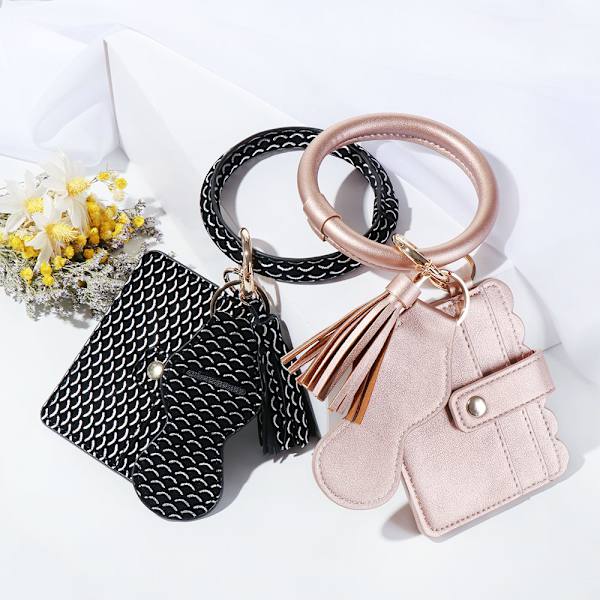 Lompakon avaimenperä Wristlet avaimenperä 7 - spot-myynti