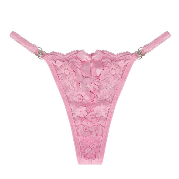 Stringtrosa i spets ROSA - high quality Pink M