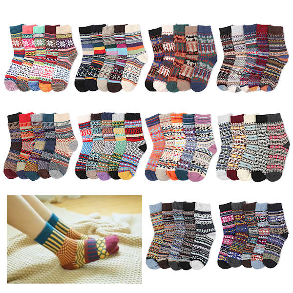 Ullstrumpor Tjock Rik - spot sales 5 Pairs