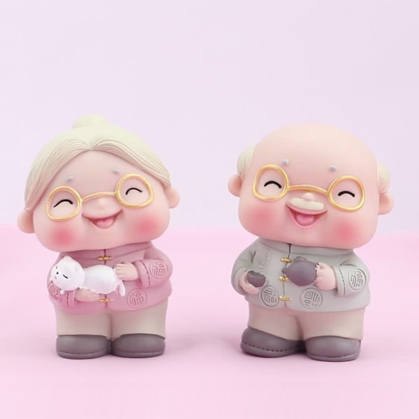 Longlife Morfar Mormor Cake Topper C - high quality C