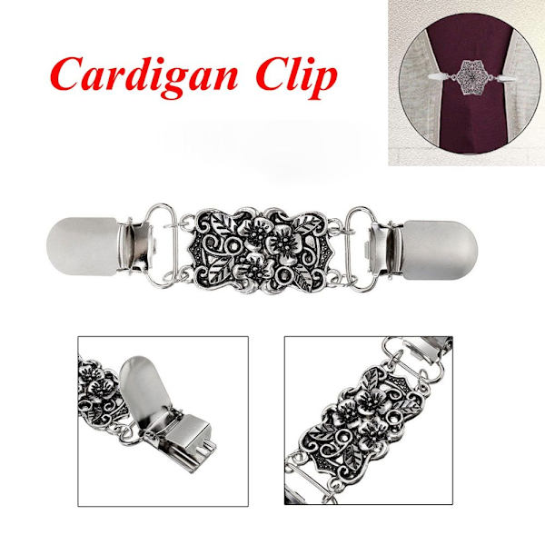 Cardigan Clip Sjal Brosch Duck Clip Spännen Tröja Blusnål - spot försäljning