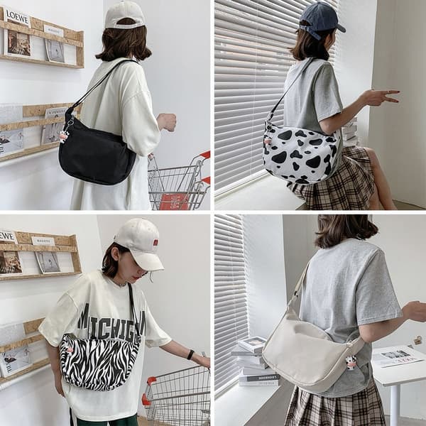 Axelväskor Messenger Bag ZEBRA-STRIPE - high quality zebra-stripe
