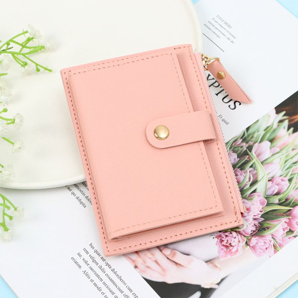 Mini kolikkokukkaro Luottokorttiteline PINK - varastossa
